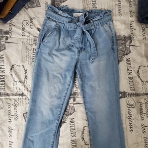 Paper bag style Jeans